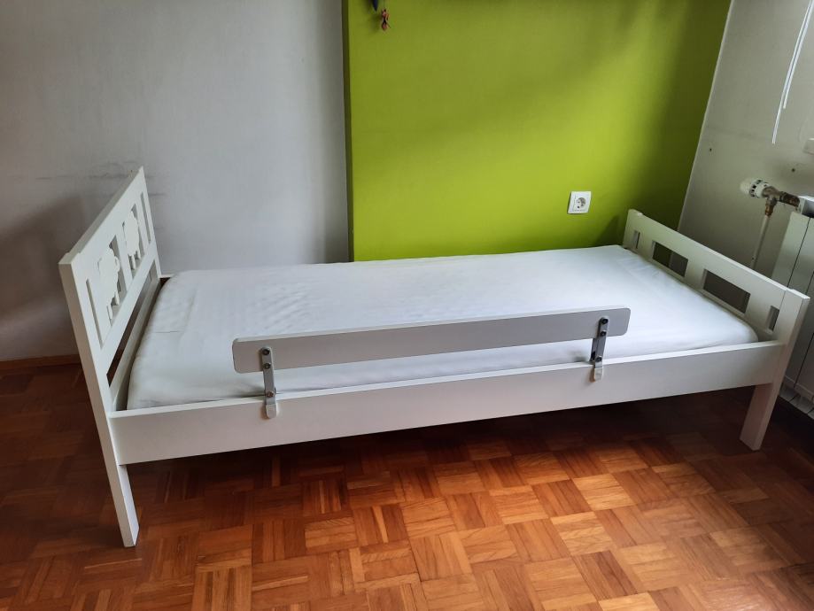 Otroška postelja Ikea 160 x 70 cm + dodatki