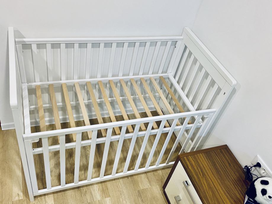 Otroška postelja - ODLIČNO OHRANJENA/RABLJENA - 100€ - bela bukev