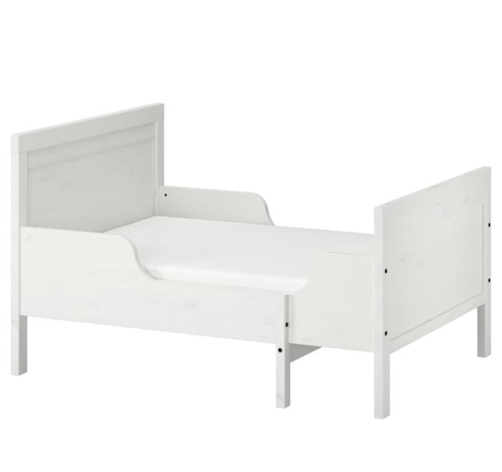 raztegljiva postelja IKEA SUNDVIK, bela 137-200 cm x 80 cm