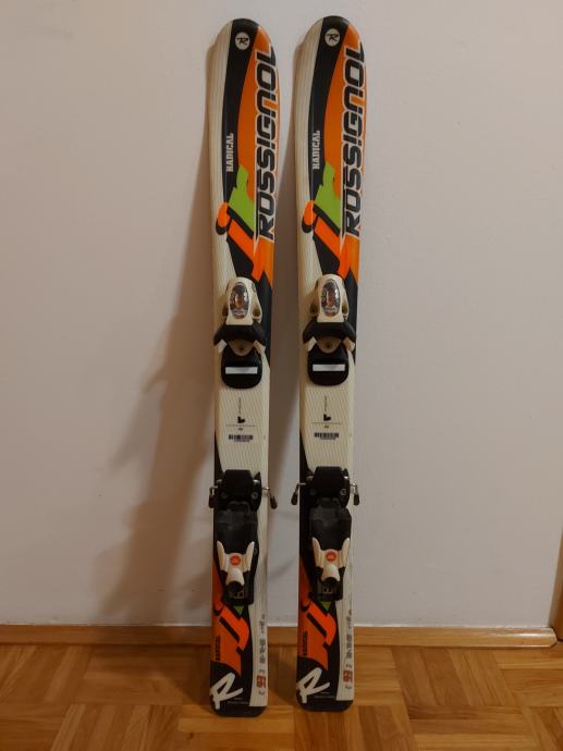 Ski Enfant Rossignol Radical 110 Cm + Fixations - Occasion, Piste Loisir