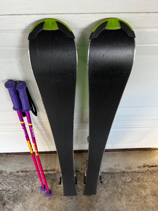② 120 skis pour enfants ELAN RACE PRO, vert/noir + Elan 4.5 - Ski & Ski