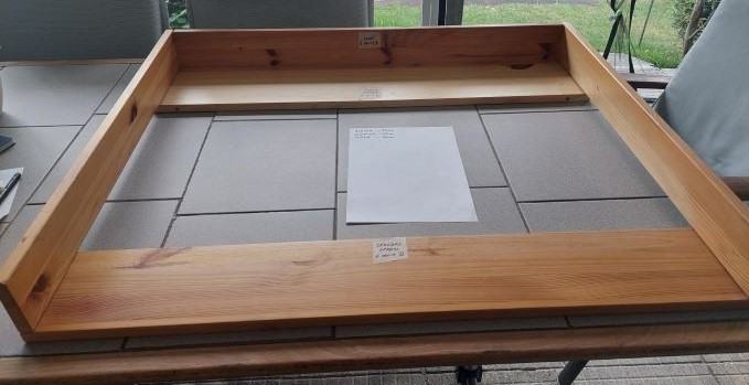 Okvir - previjalna miza/komoda IKEA