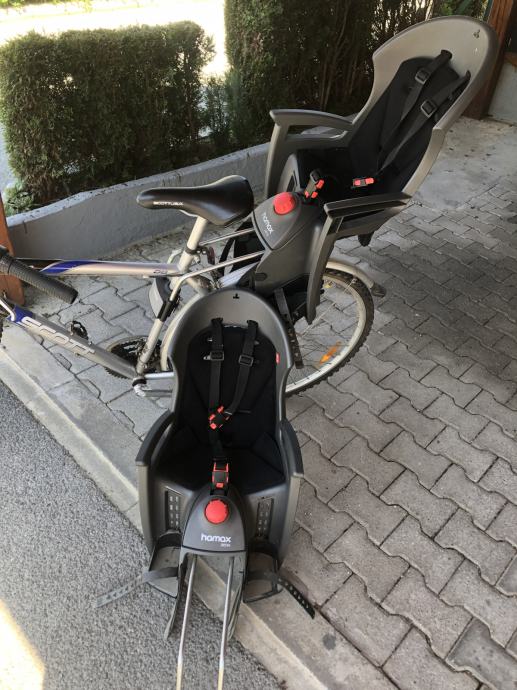 Seggiolino Bici Hamax Siesta - Da 9 Mesi A 22 Kg - Con Staffa Bloccabile, Schienale Reclinabile E Imbottitura - Grigio 2024