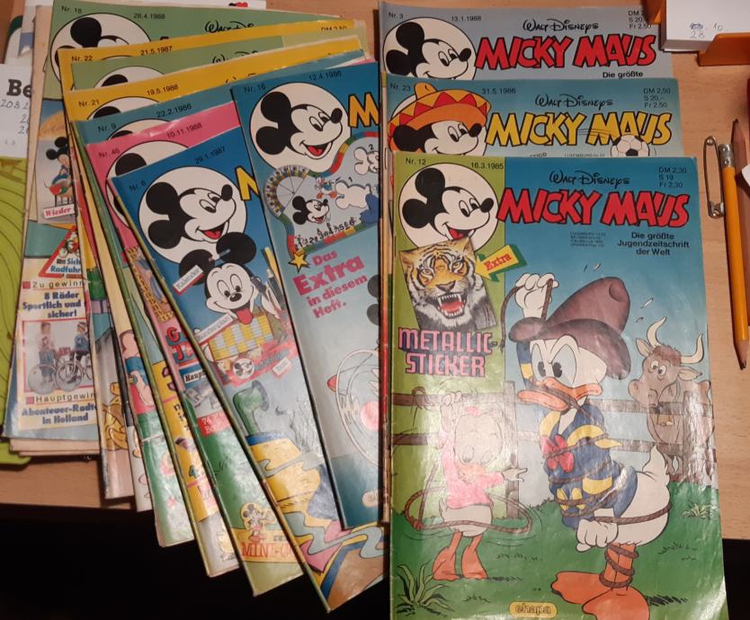 Stripi Mickey Maus v nemščini
