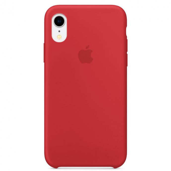 Apple Silicone Case Red za iPhone XR