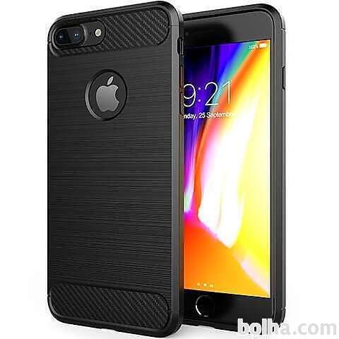 črn silikon CARBON iPhone 8 Plus