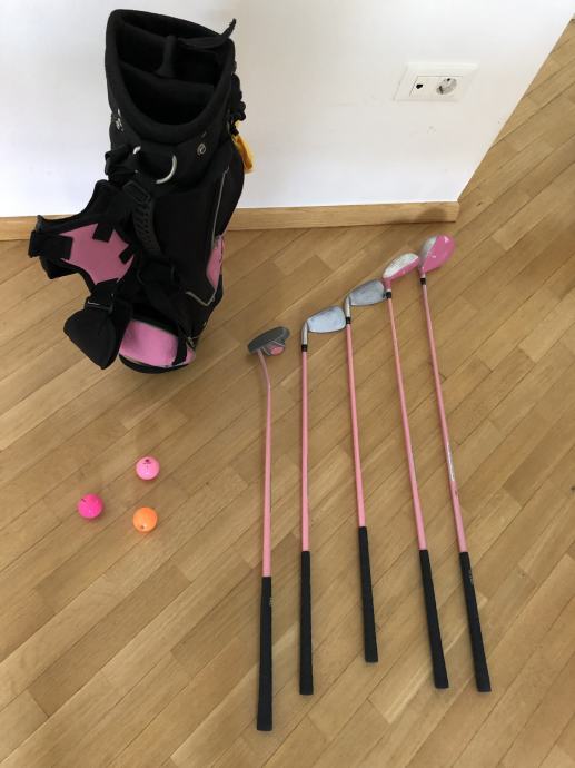 Dekliške golf palice in torba