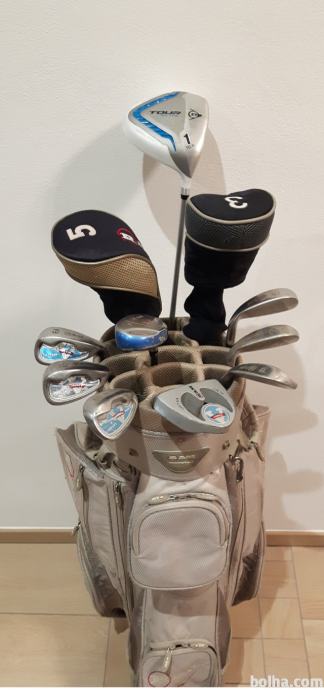 Golf torba + set palic