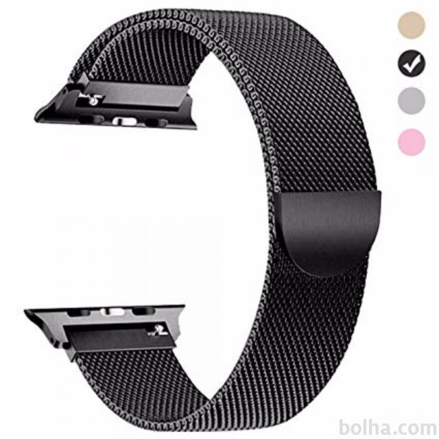 Apple Watch Loop pasek (Črne barve)