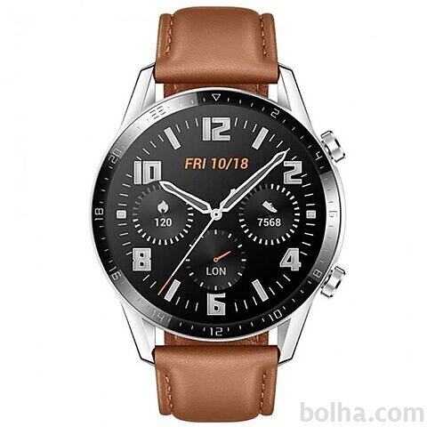 Huawei Watch GT 2 Classic 46mm Leather Pebble LTN-B19 Črno-Rjava