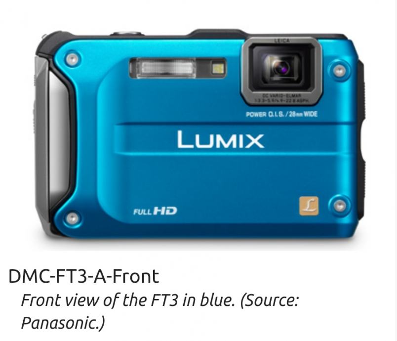 Lumix DMC ft3 podvodni fotoaparat