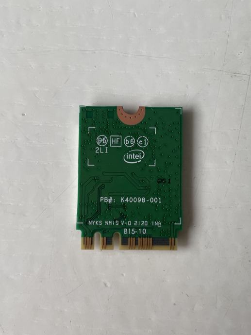 ASHATA WiFi 6 AX200NGW M.2 2230 Scheda Di Rete WiFi, Dual Band 802.11AX 2.4G 574Mbps 5G 2400Mbps BT5.2 WiFi M.2 Scheda Di Rete WiFi 6, Per 10 11 64bit