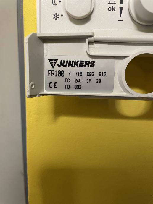Junkers Gastherme Zwr 18 3 Ke 23 Fehlercodes Plinska Peč JUNKERS ZWR 18-3 AE 23 + Regulator sobne temperature FR100