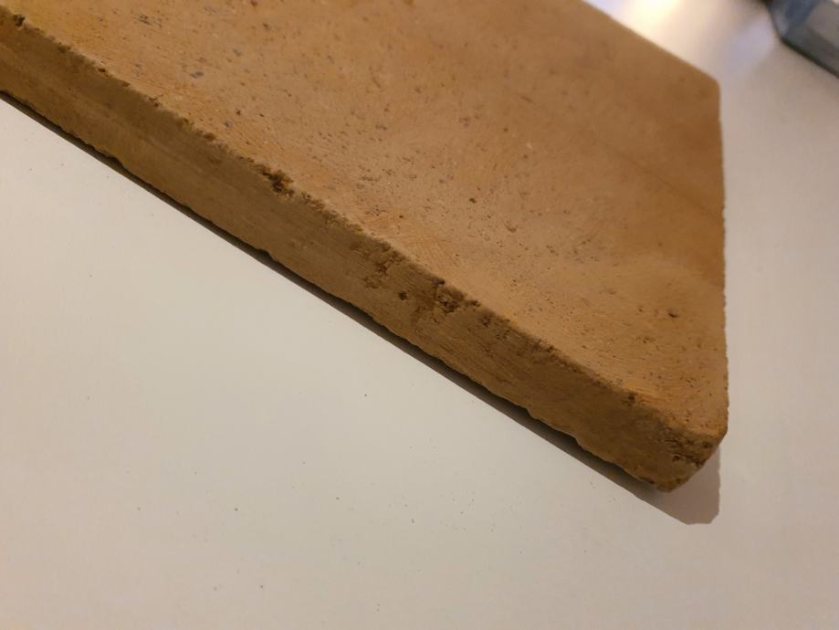 Biscotto Refrattario Artigianale Fornace Saputo 33.5x33.5x2 Cm, Per Forni A Legna E Pizza