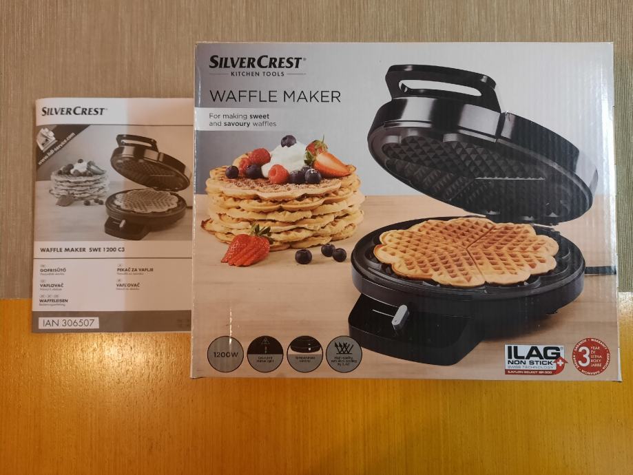 Pekač vafljev (Waffle maker) Silver Crest SWE 1200 C3