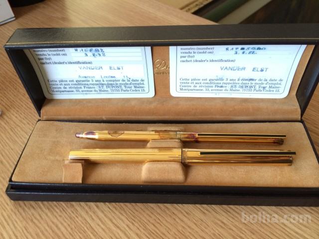 S.T. Dupont svinčnika original škatla in certifikat
