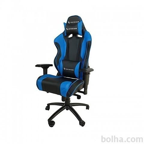 Gamerski Stol UVI Chair SPORT XL, moder + darilo