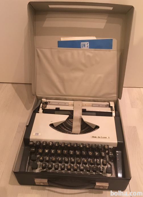 Starinski pisalni stroj UNIS tbm de Luxe t