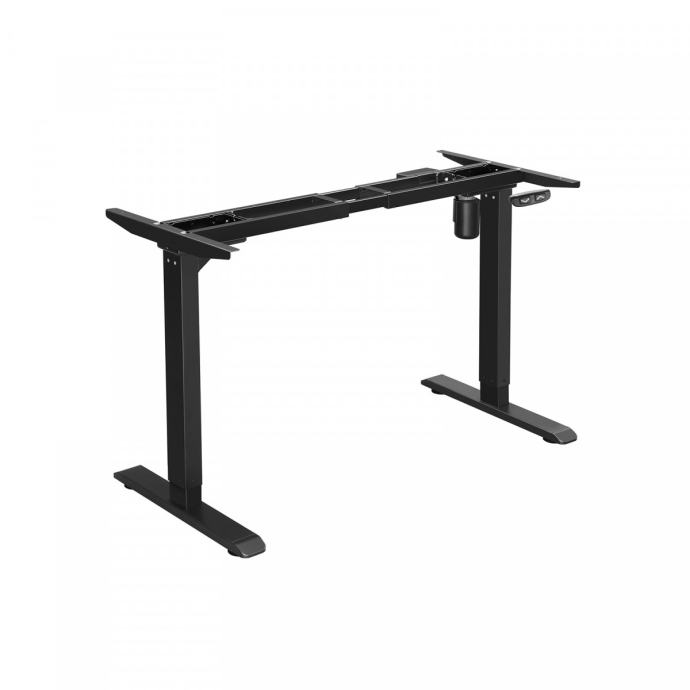 Električen Sit/Stand okvir za mizo, črn