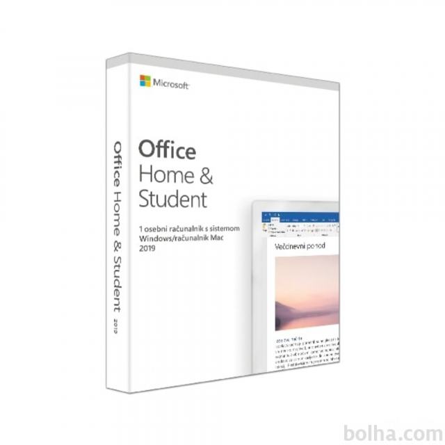 Microsoft Office Home & Student 2019, FPP, slovenski