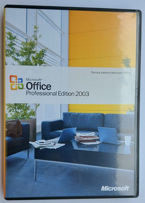 Microsoft Office Professional 2003 - SLO + Product key