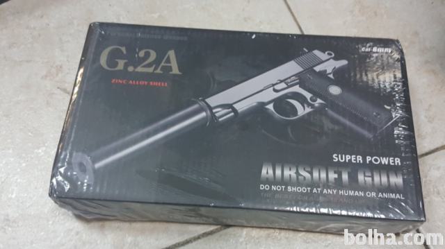 Airsoft gun G.2 A (s prigušivačem) AIR soft Airsoft