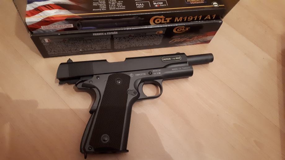NOVA pištola COLT 1911 full metal