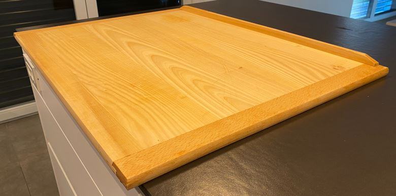 Lesena deska za gnetenje, peko (razvaljalnica) 80 x 60 x 2 cm