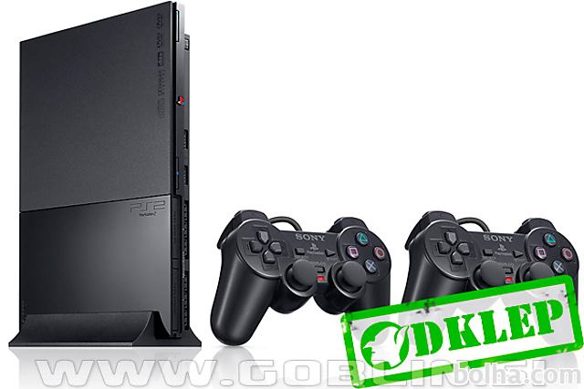 Rabljeno: PlayStation 2 Slim (PS2) + Modbo 5.0 + 2x kontroler + PS2...