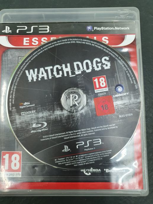 Playstation 3 PS3 Igra Watch Dogs