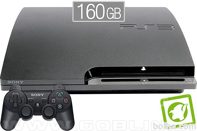 Rabljeno: PlayStation 3 Slim 160GB + 2x PS3 igra + 1 leto garancije...