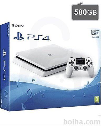 PlayStation 4 (PS4) Slim 500GB, bela