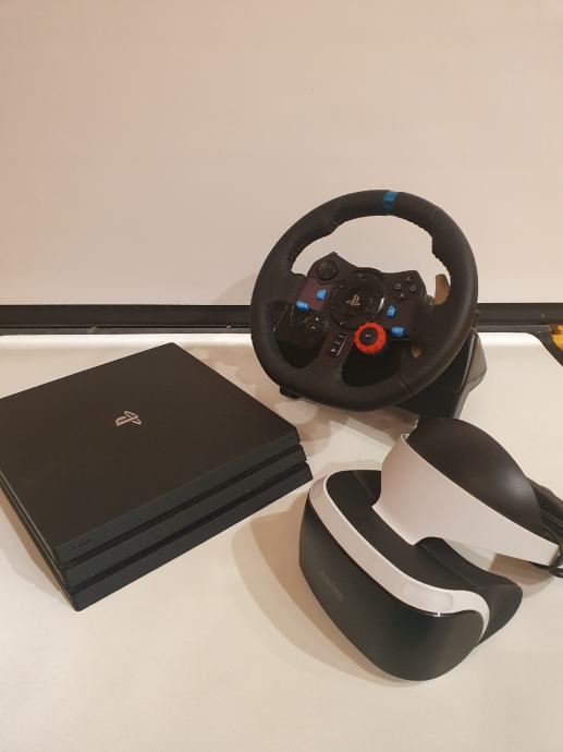 Prodajam Playstation 4 pro, VR set in Logitech G29 volan in pedala