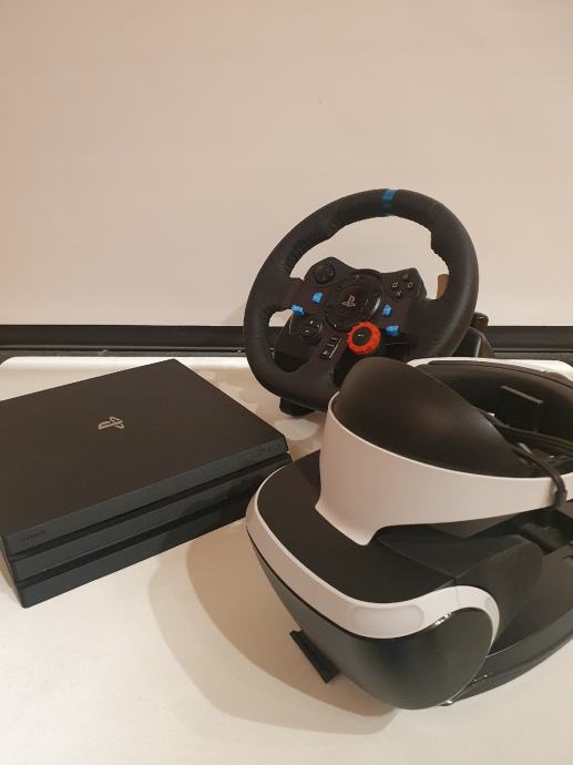 Prodajam Playstation 4 pro, VR set in Logitech G29 volan in pedala