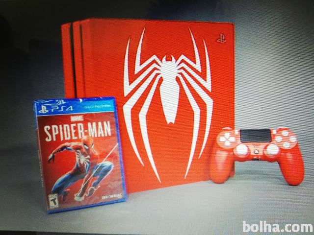 PS4 PRO 1TB SPIDER MAN LIMITED EDITION+GTA5
