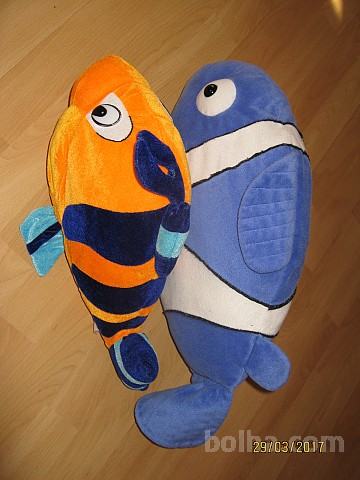 2 veliki ribi - blazini (30 + 50 cm)