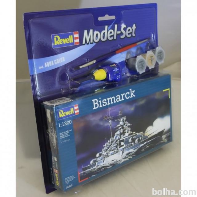 Maketa Bismarck - Set (ljepilo, boje, kist)