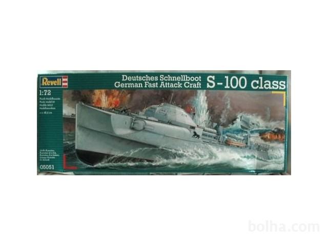 Maketa ladja S-100 CLASS SCHNELLBOOT