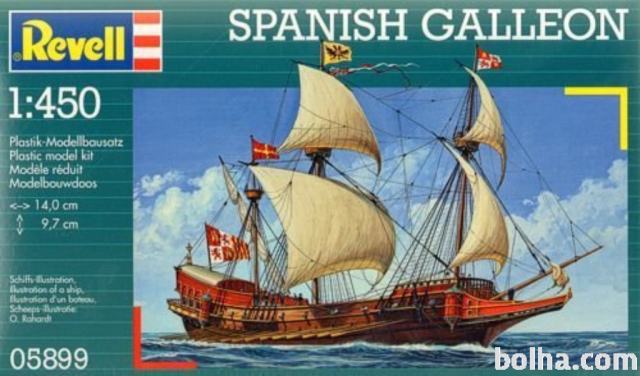 Maketa ladja Spanish Galleon