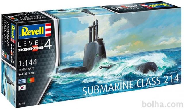 Maketa podmornica U-Boot Klasse 214