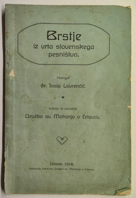 Brstje iz vrta slovenskega pesništva / Joža Lovrenčič, 1918