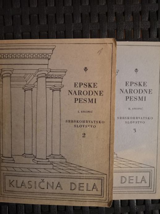 Epske narodne pesmi / priredil Mirko Rupel, 1935