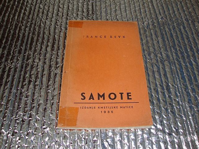 France Bevk SAMOTE 1935