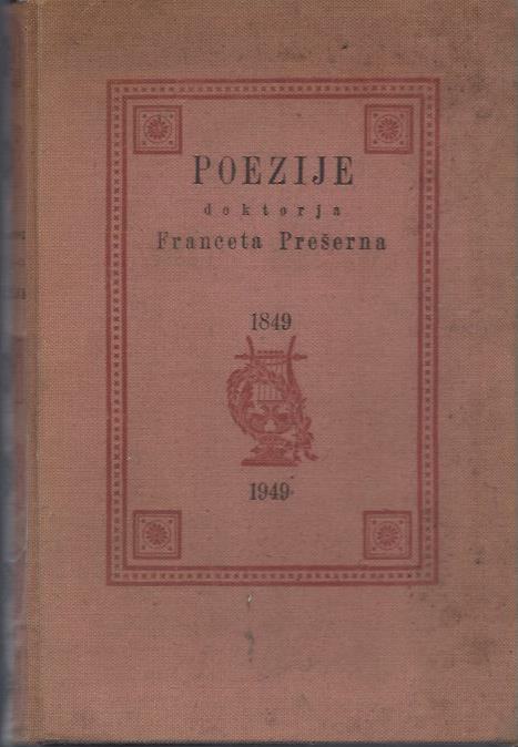 Poezije dóktorja Francéta Prešérna 1949 (Prešeren)