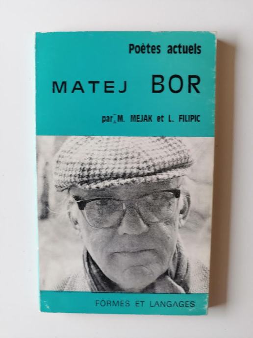 MATEJ BOR, POETES ACTUELS + NJEGOV PODPIS 1978