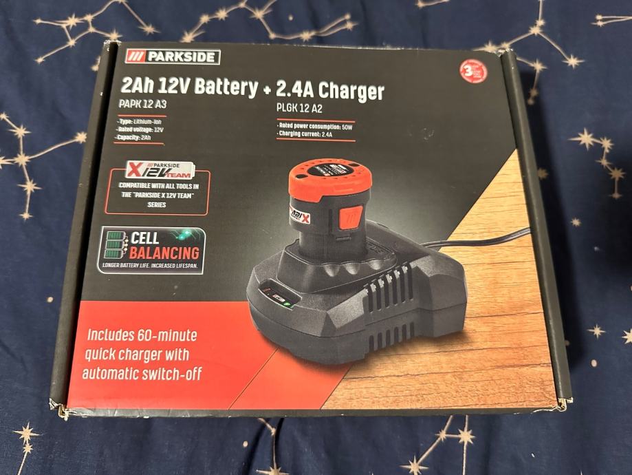 2Ah 12V Battery Charger Parkside