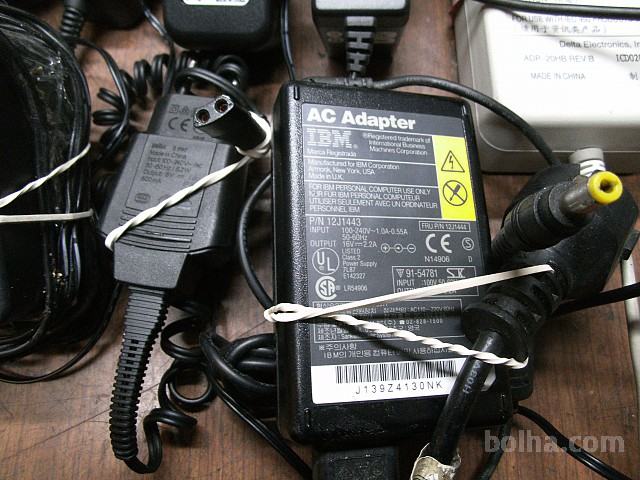 Adapter AC/DC, AC/AC napajalniki za razno voltažo in amperažo 5-10 eur