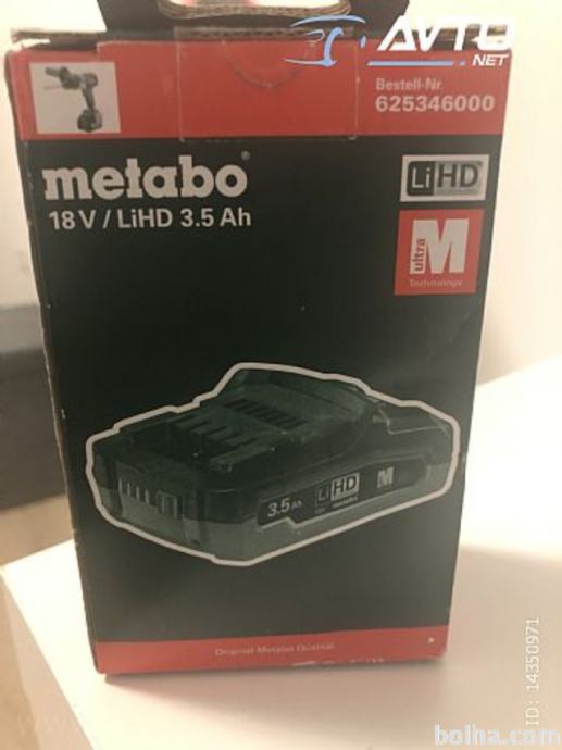 Baterija Metabo 625346000 18V LiHD 3.5Ah