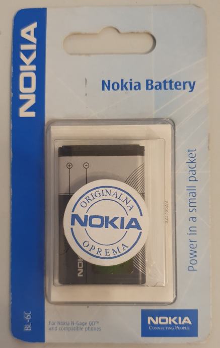 NOKIA originalna baterija BL-6C 7610, 7650, N70, N71, N72, N80, N90...