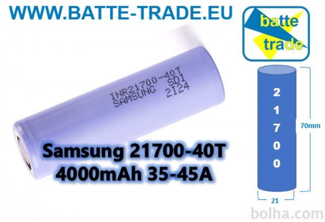 SAMSUNG LI-ION 21700 40T 35A - 10,50€